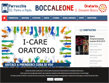 Tablet Screenshot of boccaleone.org